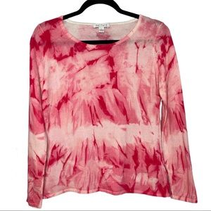 Belford Pima Cotton Tie Dye Crew Neck Long Sleeve